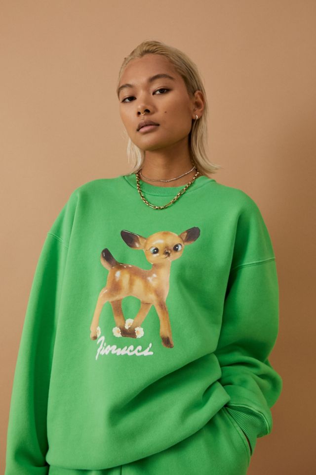 Fiorucci deer sweatshirt new arrivals