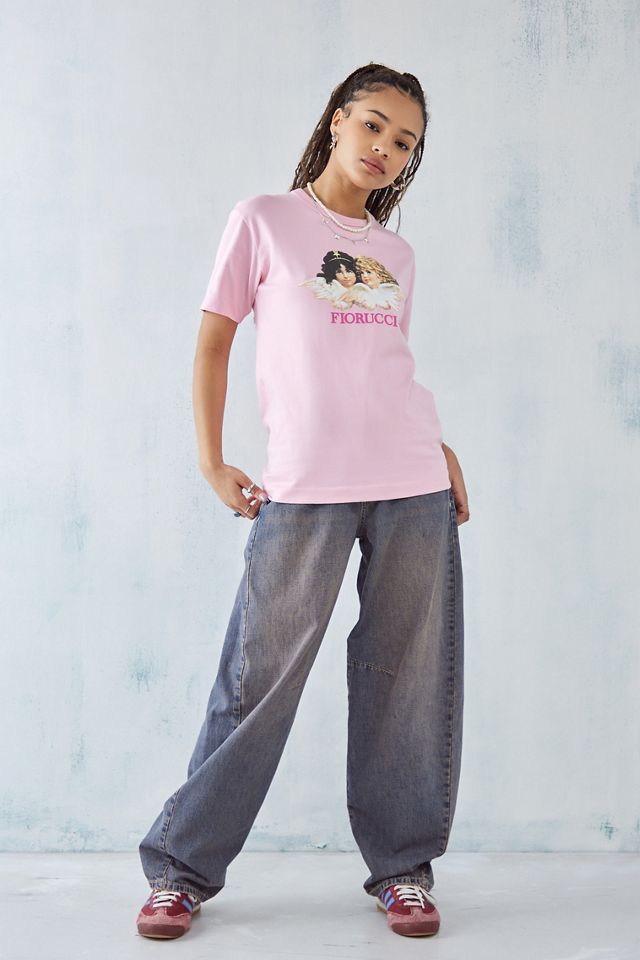 Fiorucci T-shirt Pink Angel Icon #2
