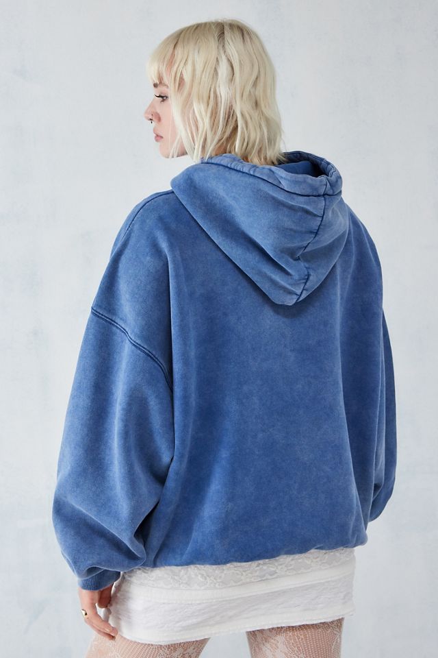 Fiorucci – Hoodie „Safety Angels" aus gewaschenem Blau #4