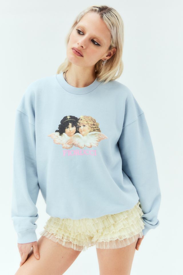 Fiorucci store blue sweatshirt