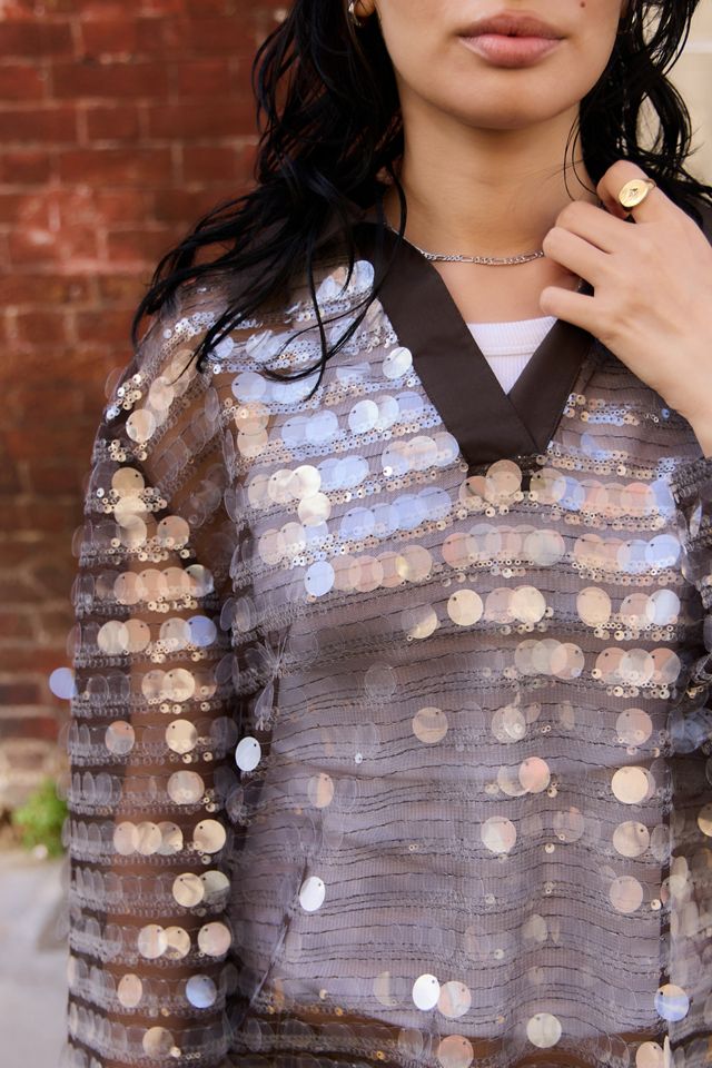 Camicia con paillettes Veneda Hosbjerg #1