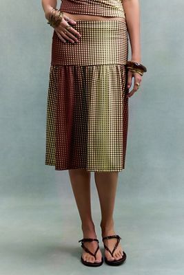 Falda con Estampado de Lunares Bria Hosbjerg