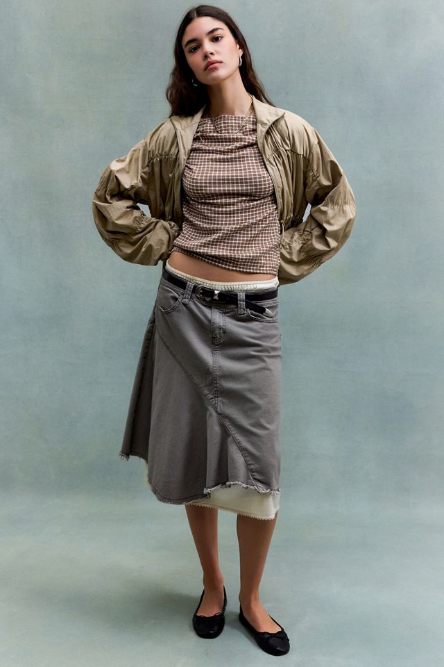 Hosbjerg Clara Check Ruched Top #3