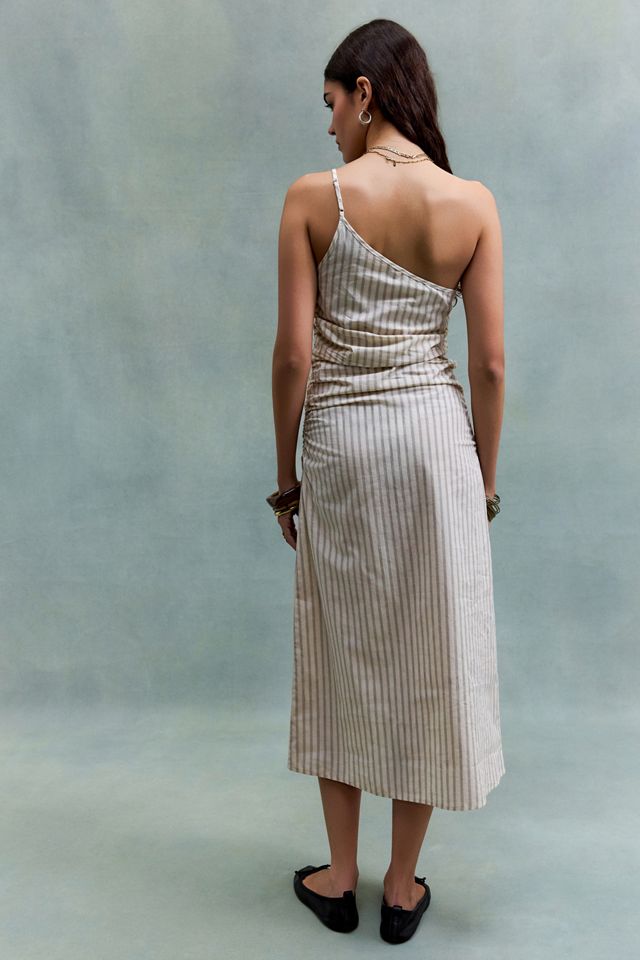 Robe midi asymétrique rayée Catarina Hosbjerg #2