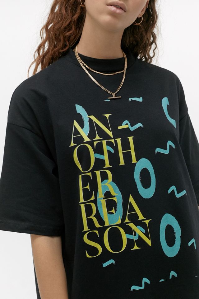 Otra razón de la camiseta de gran tamaño Mini Vestido #3