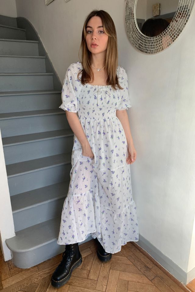 Urban outfitters floral maxi dress sale