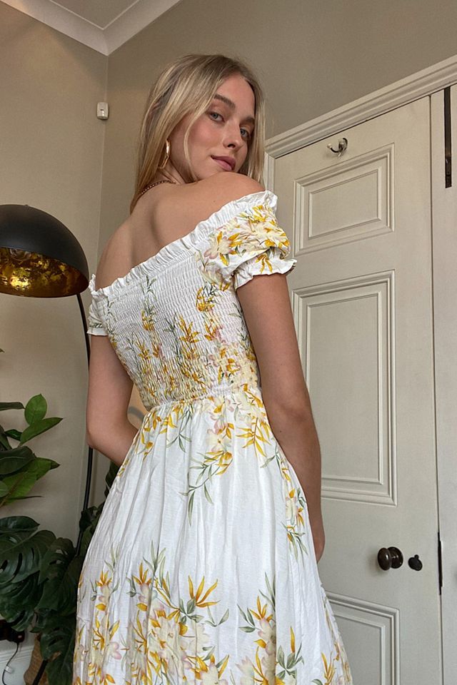 Kiss The Sky Versailles Floral Maxi Dress #3