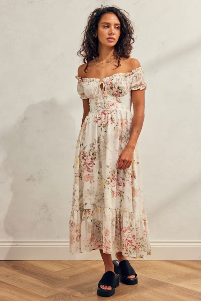 Urban outfitters hotsell floral maxi dress