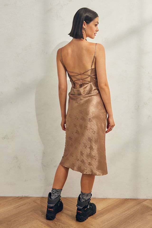 Kiss The Sky Bronze Adora Midi Dress #3