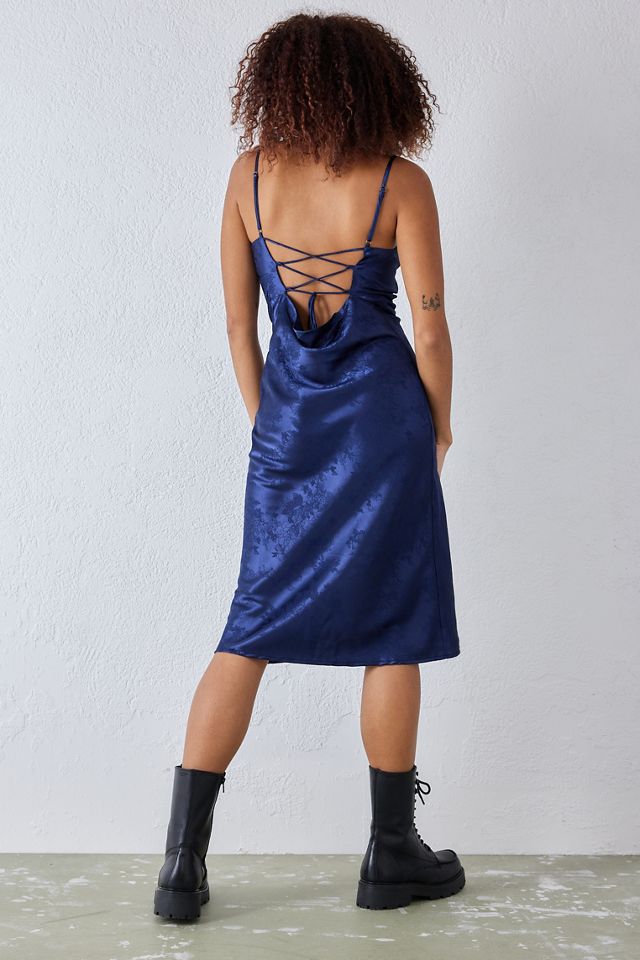Kiss The Sky Adora Navy Midi Abito #1