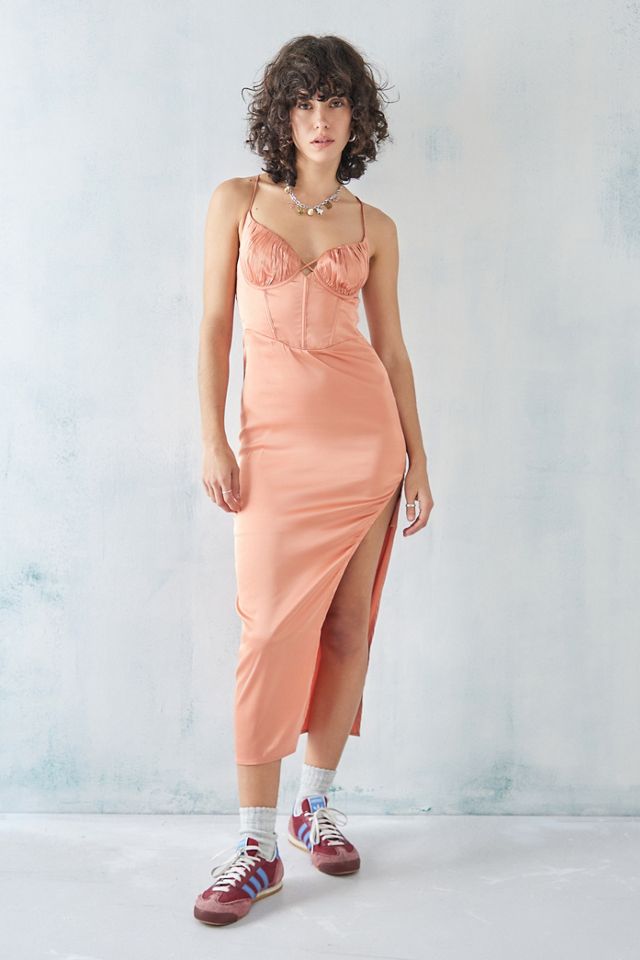 midi party wear dress Midi Sage Green Casual Party Dress with Ruffle Skirt Sage / Small