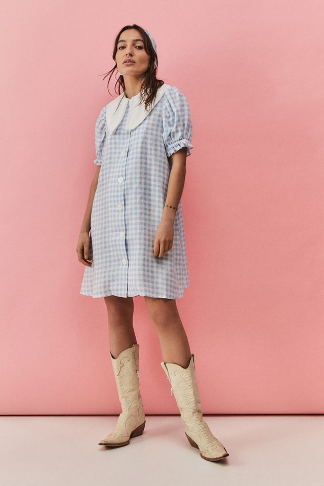 sleeper marie linen dress Sleeper Women's Michelin Linen Dress  Saint Bernard