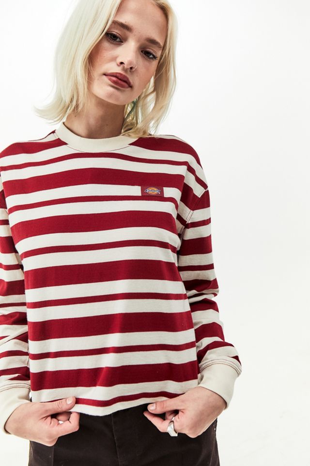 Dickies Oakhaven Long Sleeve Stripe Top Urban Outfitters UK