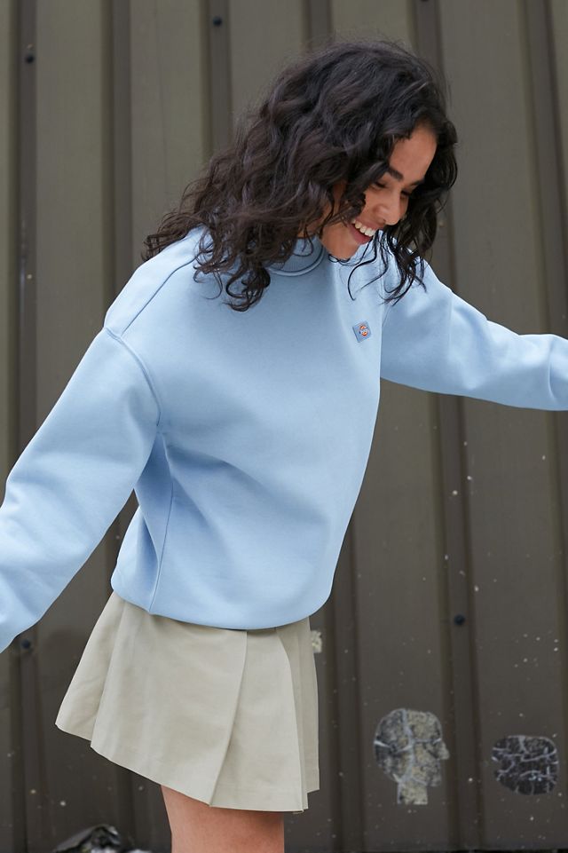 ディッキーズ Dickies 【 Fort Lewis Crew Neck Sweatshirt Women 】 レディース Dickies ワンポイント刺繍ロングTシャツ レディース