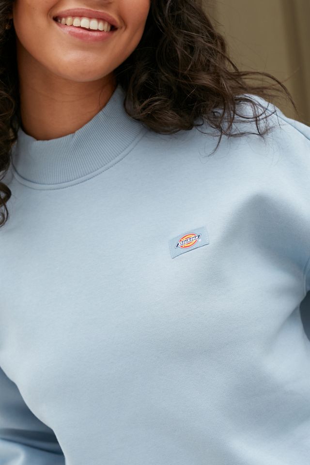 Dickies Blue Oakport High Neck Sweatshirt #3
