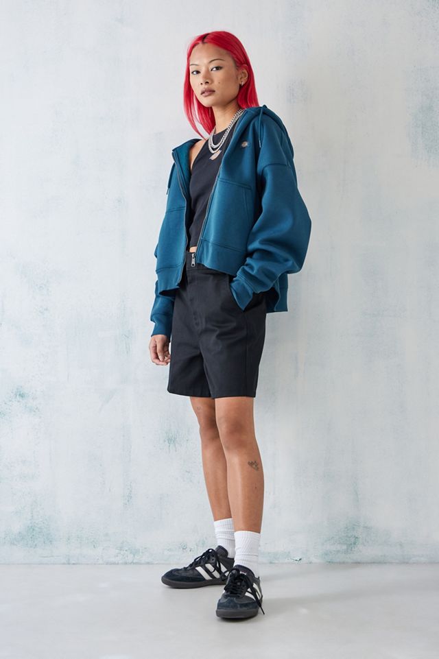 Dickies Teal Oakport Zip-Through Hoodie #1
