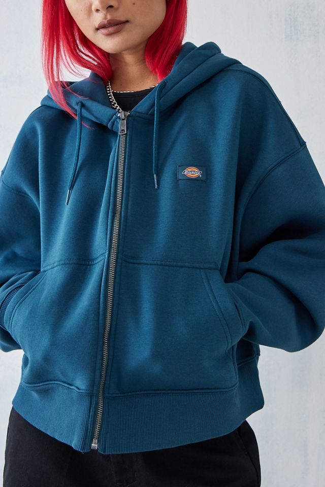 Dickies Teal Oakport Zip-Through Hoodie #2