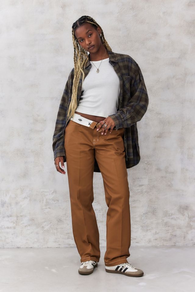 Dickies 874 work trousers in brown straight fit