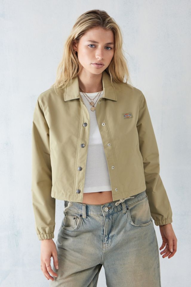 Dickies Sand Cropped Oakport Coach Jacket