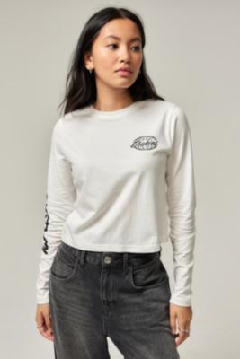 Dickies Globe Long Sleeve T-Shirt - White S at Urban Outfitters