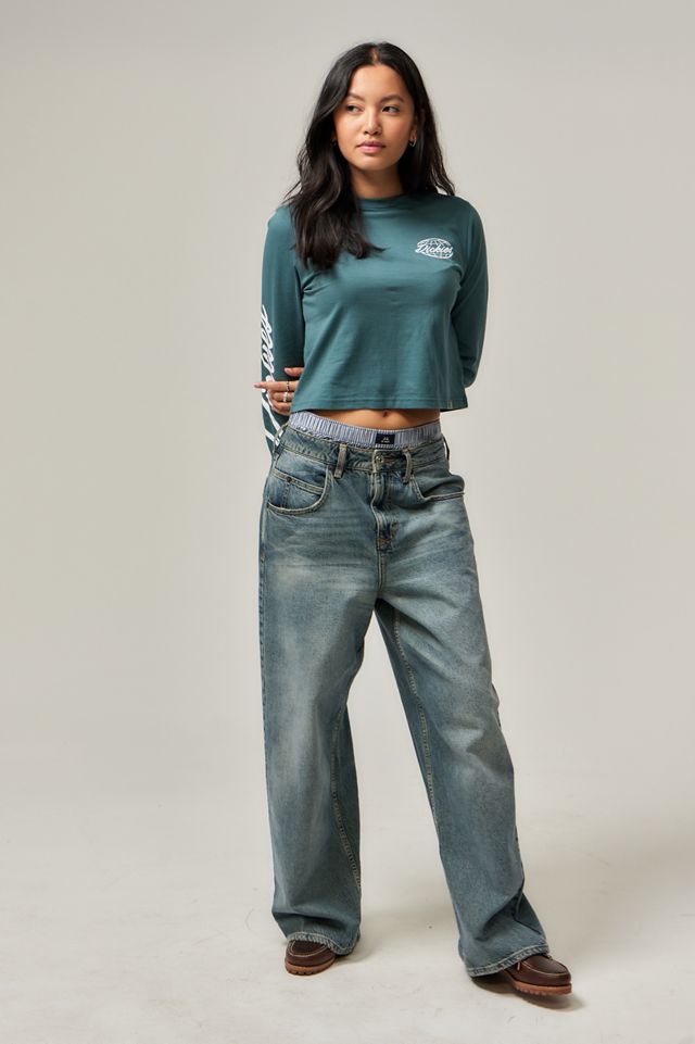 Dickies Green Globe Long Sleeve T-Shirt #1