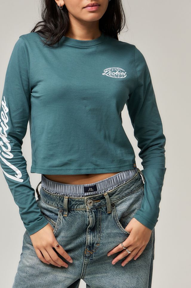 Dickies Green Globe Long Sleeve T-Shirt #2