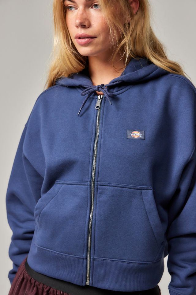 Dickies Navy Oakport Zip Through Hoodie