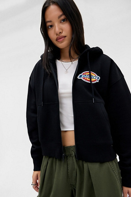 Dickies UO Exclusive Oakport Full Zip Hoodie - Black S at Urban Outfitters