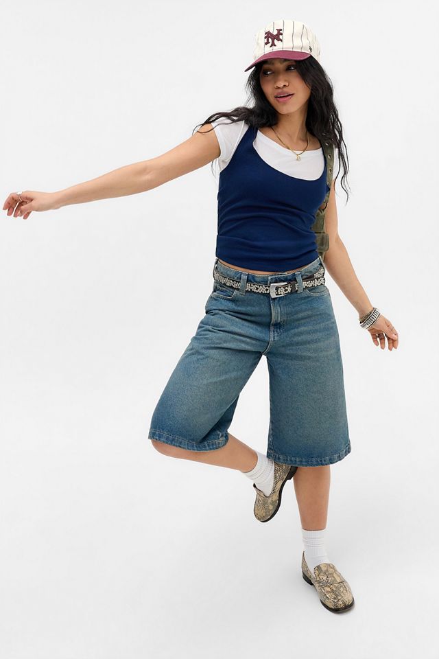 Pantaloncini in Denim Tinta Khaki Dickies #1