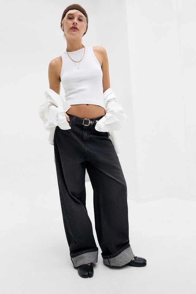 Dickies Schwarze Wide Leg Jeans #1