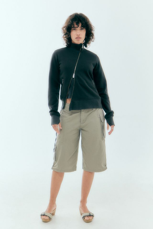 Bench UO Exclusive Track Top Asimmetrico Asimmetrico con Zip #2