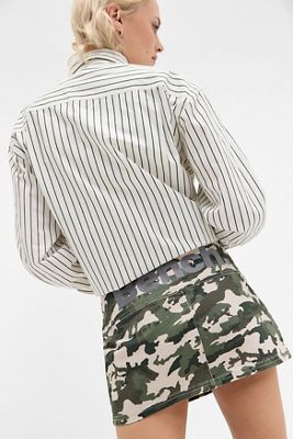 Bench UO Exclusive Teo Camo Mini Skirt