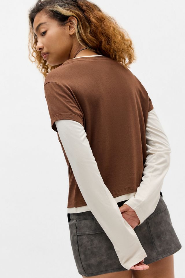 Bench UO Exclusive Genni Double Layer T-Shirt #3