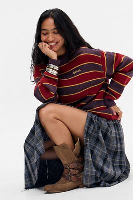 Bench UO Exklusiver Breena Streifen Strickpullover