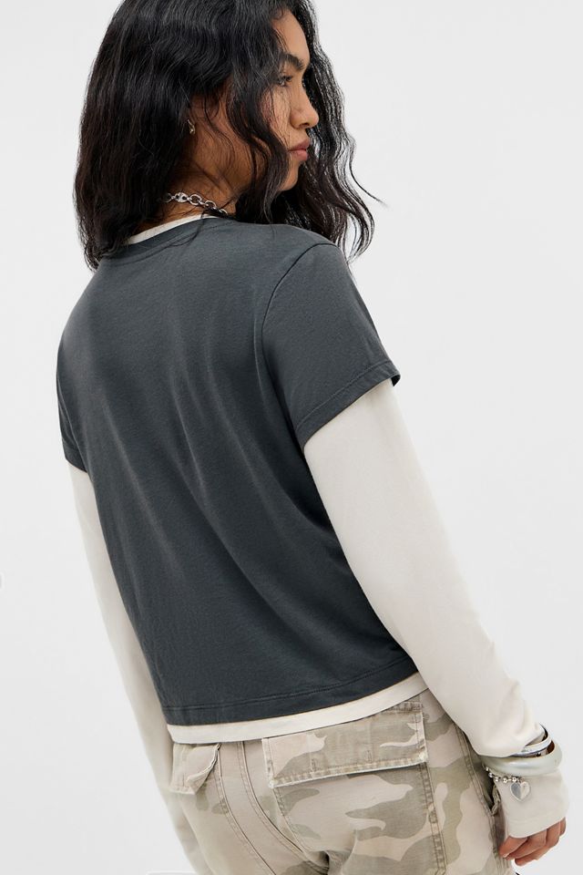Bench Doppellagiges Langarm-T-Shirt #4
