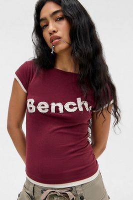 Bench Kirra Double Layer Cropped T-Shirt