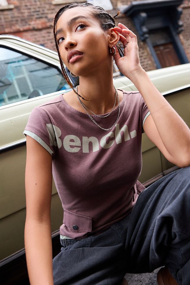 Bench UO Exclusive T-shirt Utility a Maniche Corte Cherish #2