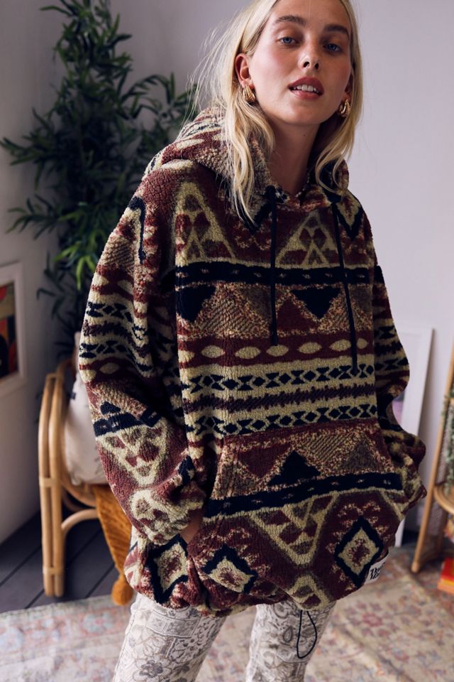 Damson Madder Arlo Borg Oversized Hoodie #2