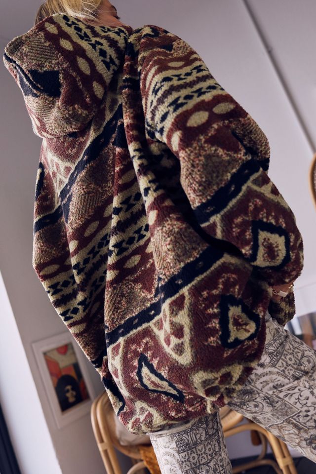Damson Madder Arlo Borg Oversized Hoodie #3