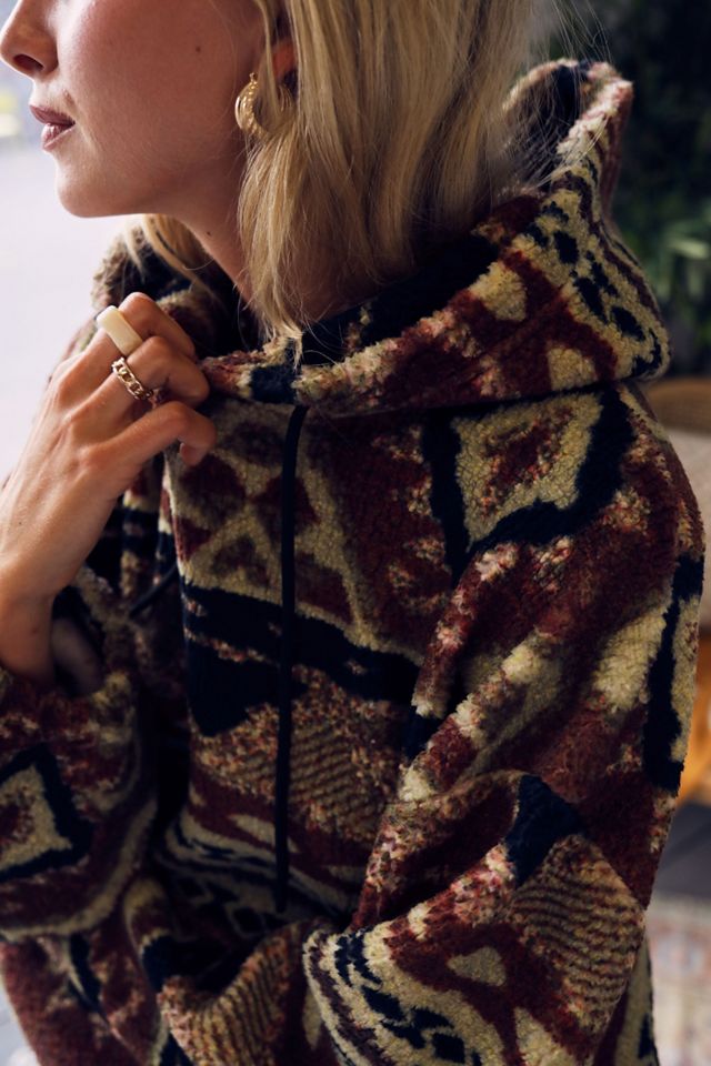 Damson Madder Arlo Borg Oversized Hoodie #4