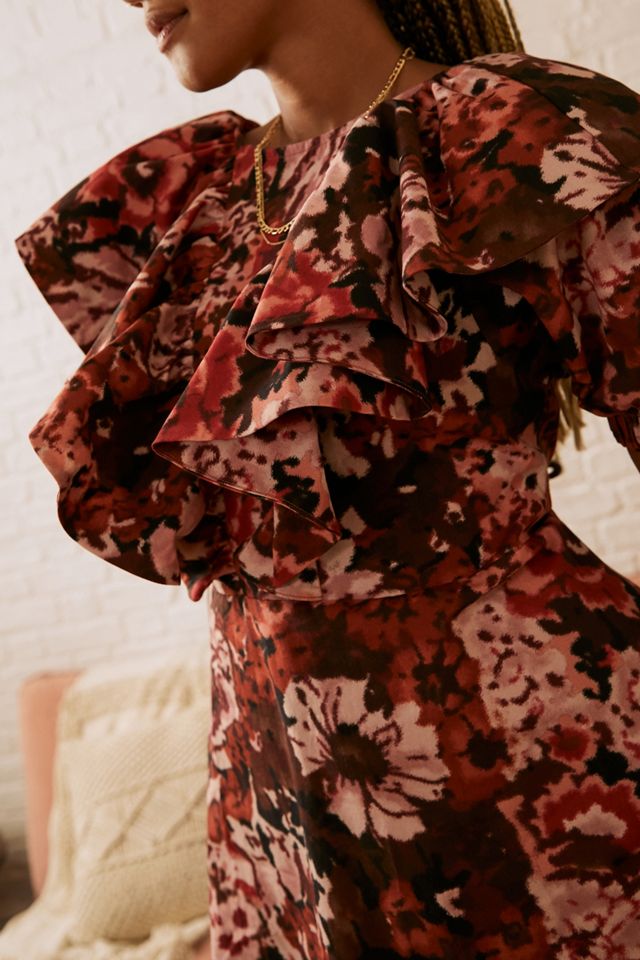Damson Madder - Robe à volants Goldie #1