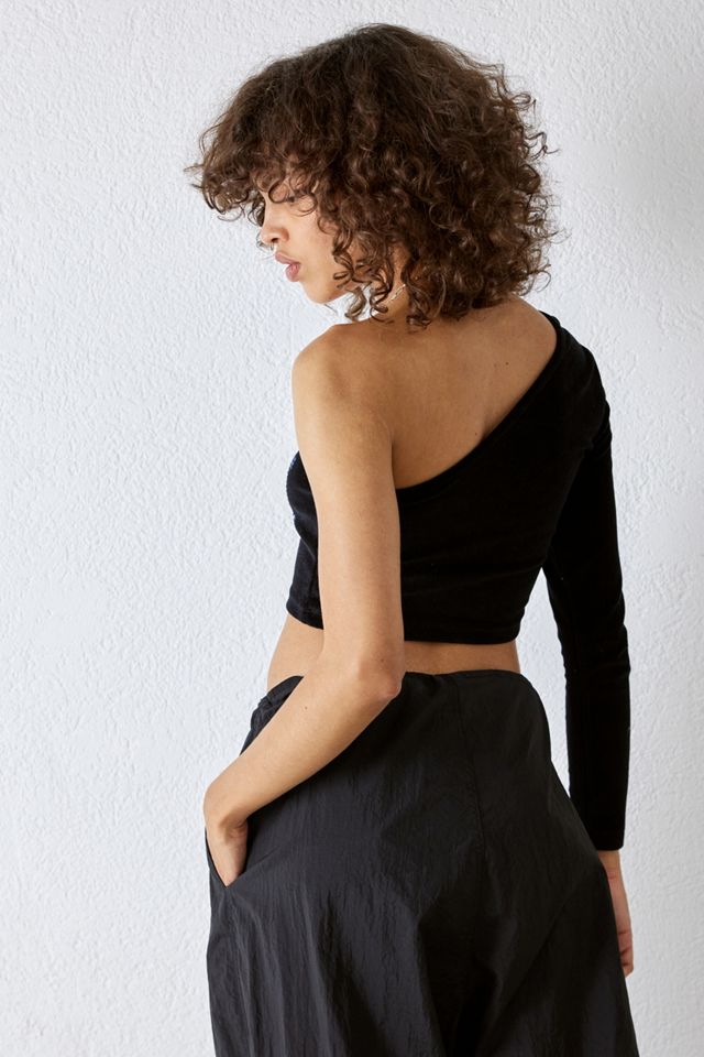 NEW girl ORDER Crop Top de actitud de una manga #2