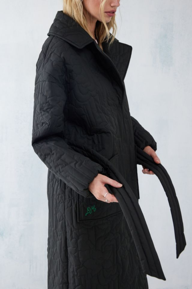 Damson Madder Gilda Longline Quilted Coat