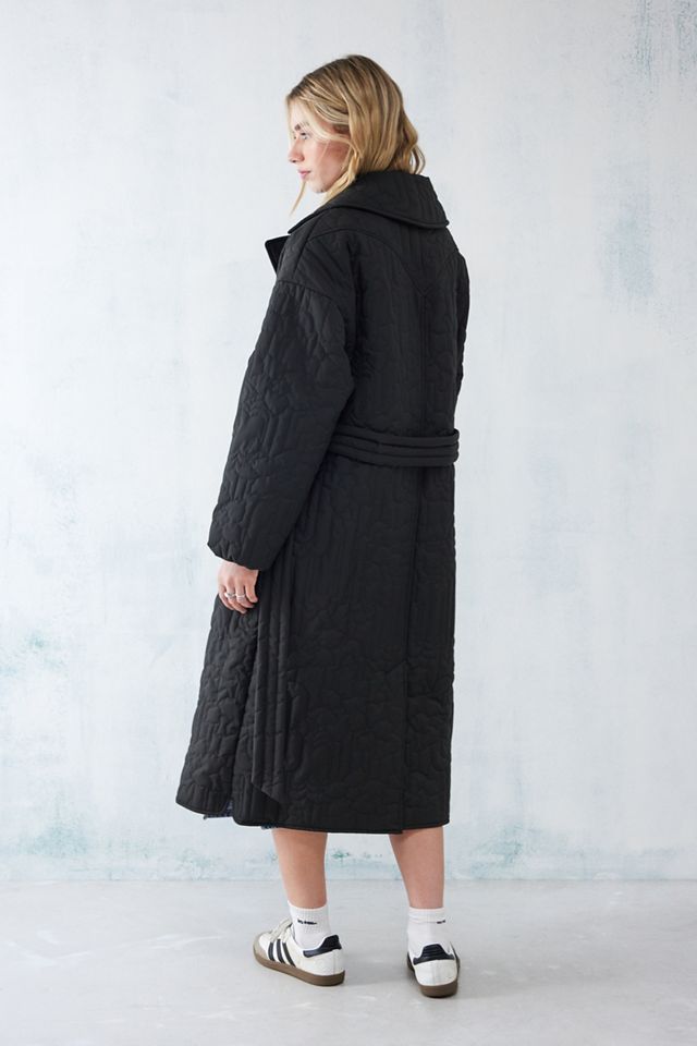 Damson Madder - Manteau long matelassé Gilda #3