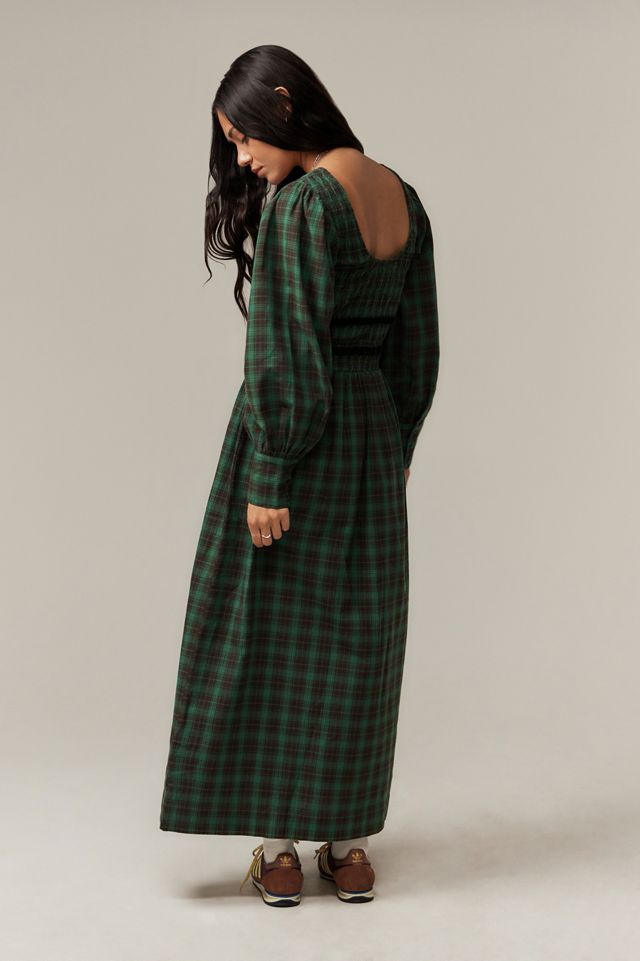 Damson Madder Elle Check Maxi Dress #3