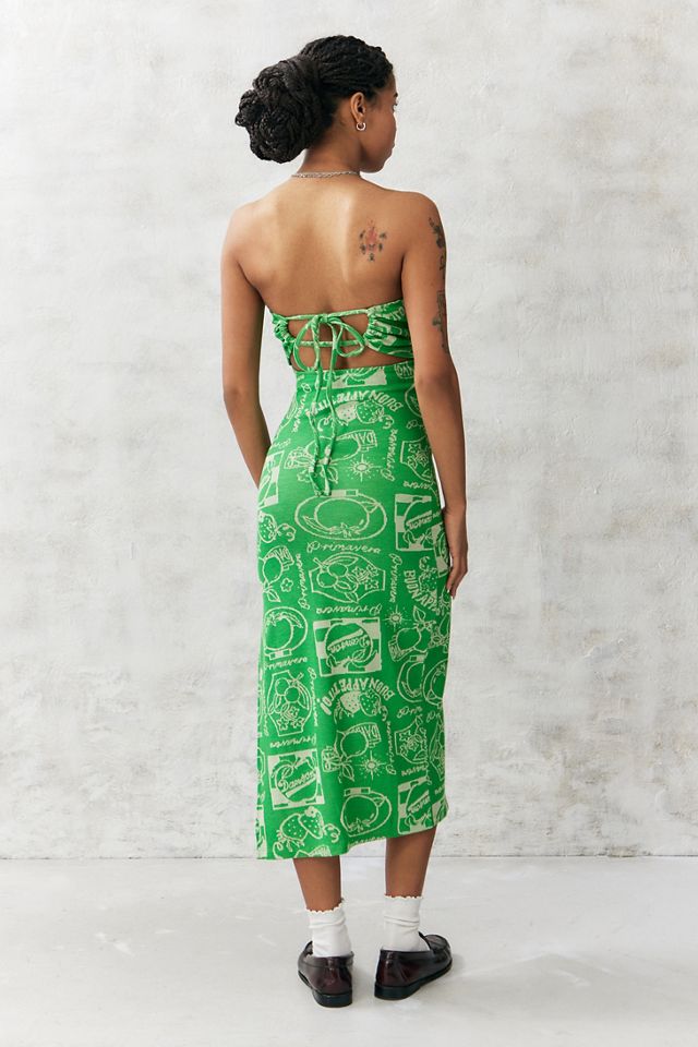 Damson Madder Fruit Label Midi Dress #1