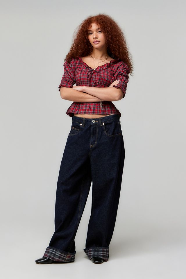 Damson Madder Meghan Red Check Blouse #2