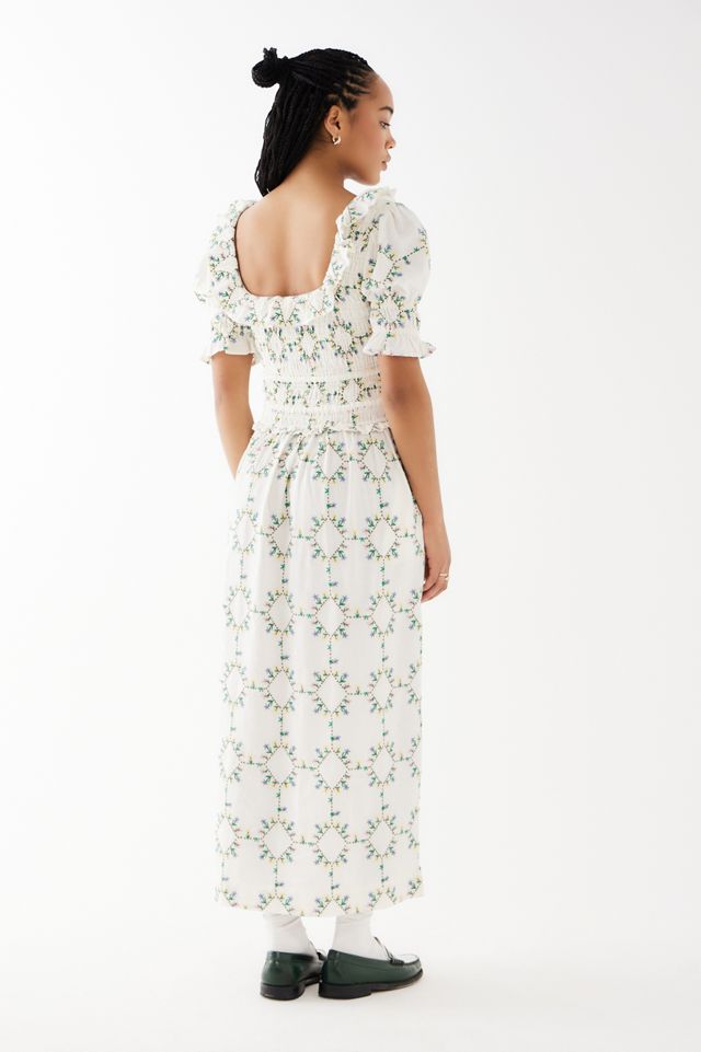 Damson Madder - Robe midi brodée Heidi #3