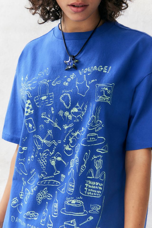 T-shirt Bon Voyage Damson Madder #2
