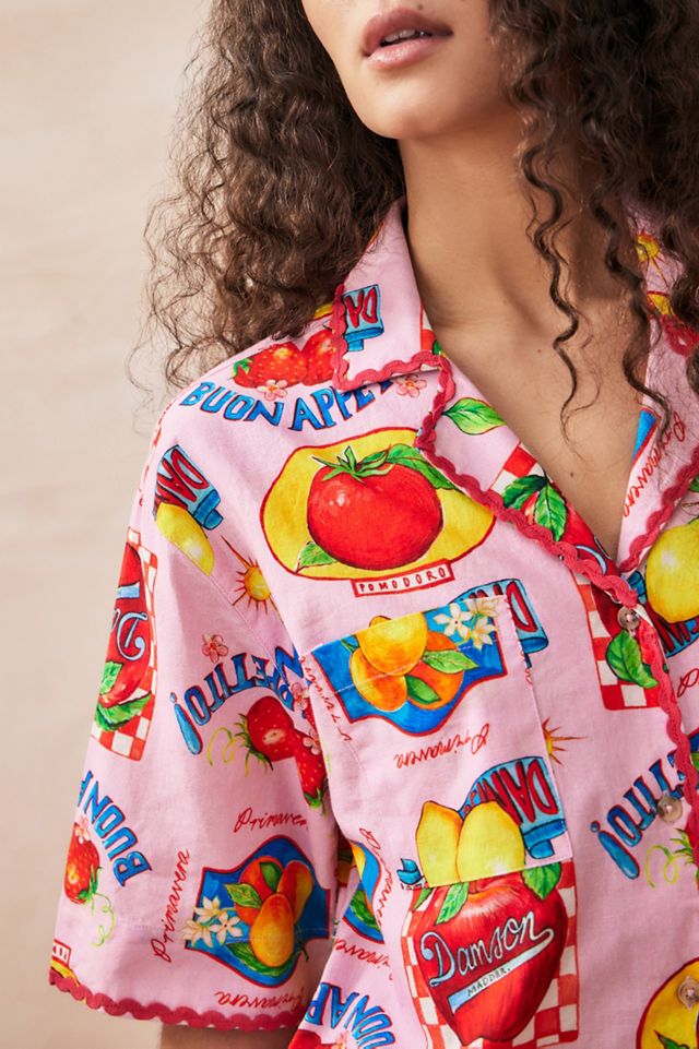 Damson Madder Fruit Label Shirt #2